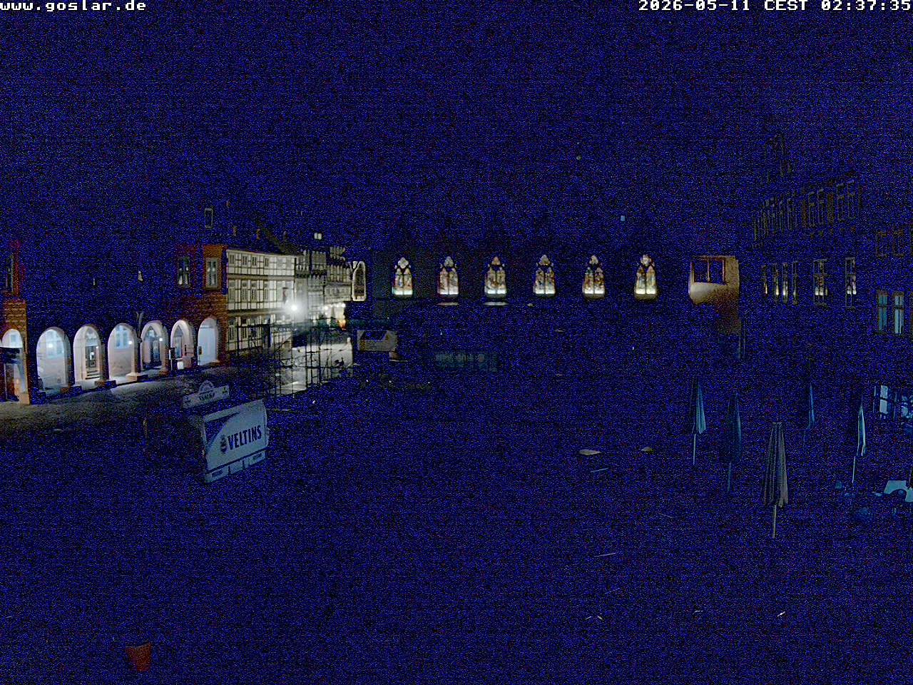 Archiv Foto Webcam Marktplatz Goslar