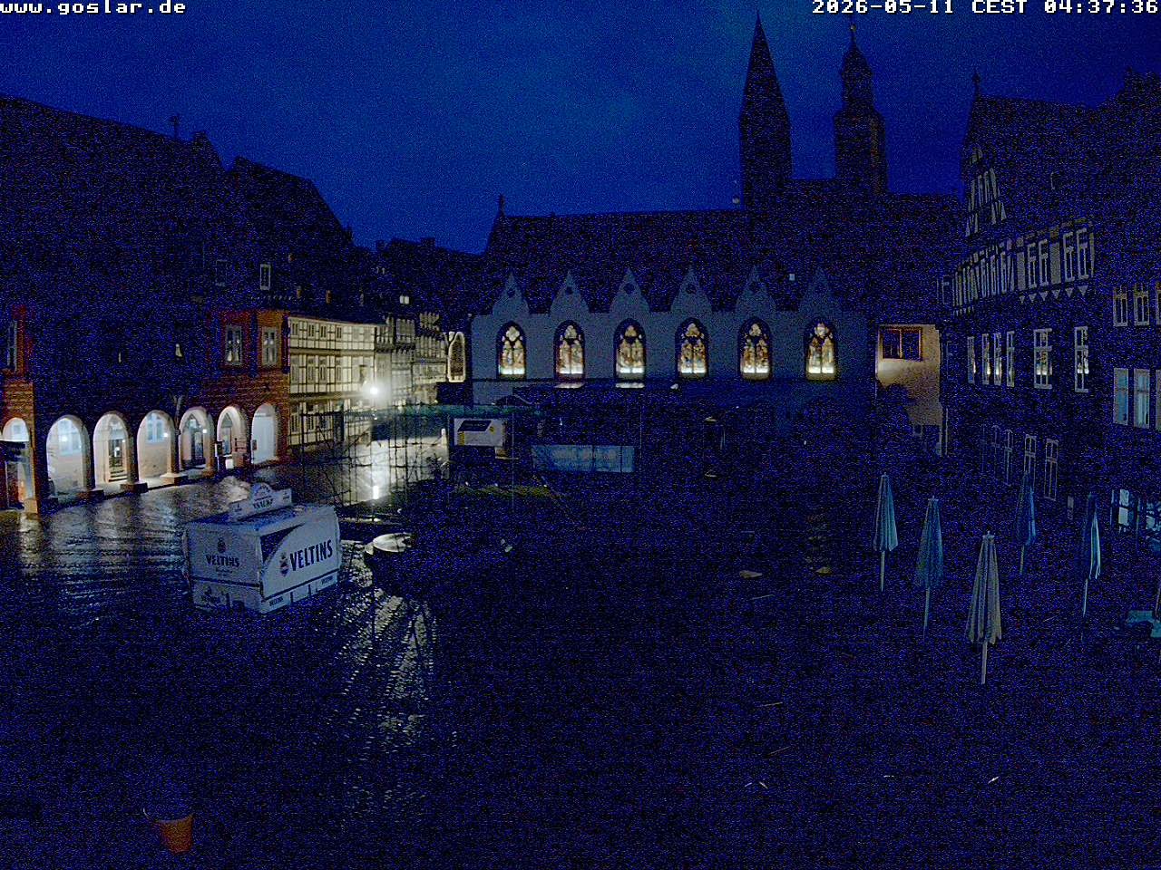 Archiv Foto Webcam Marktplatz Goslar