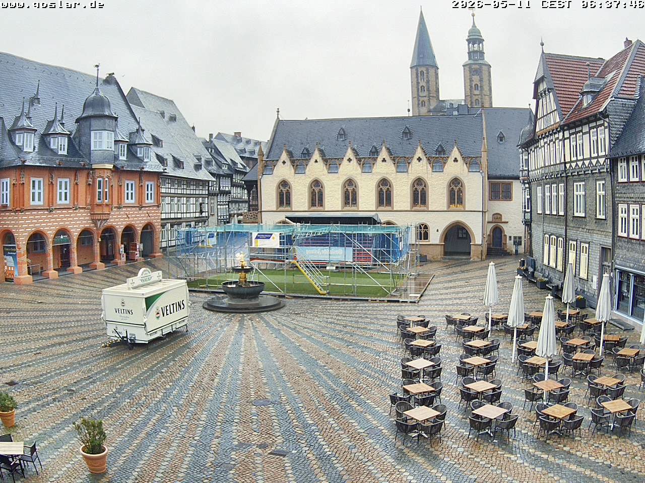 Archiv Foto Webcam Marktplatz Goslar