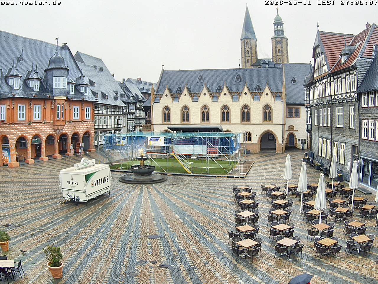 Archiv Foto Webcam Marktplatz Goslar