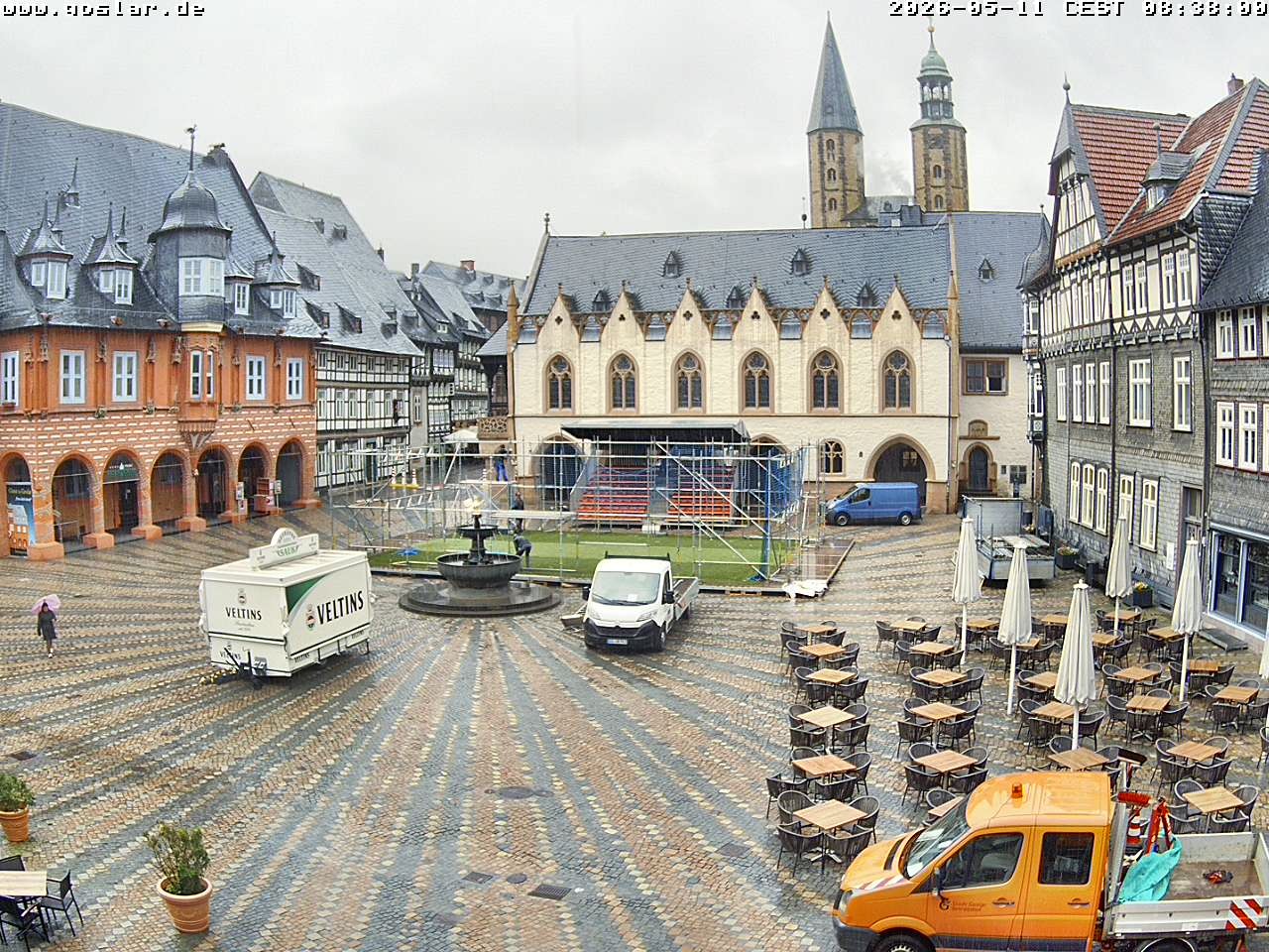 Archiv Foto Webcam Marktplatz Goslar