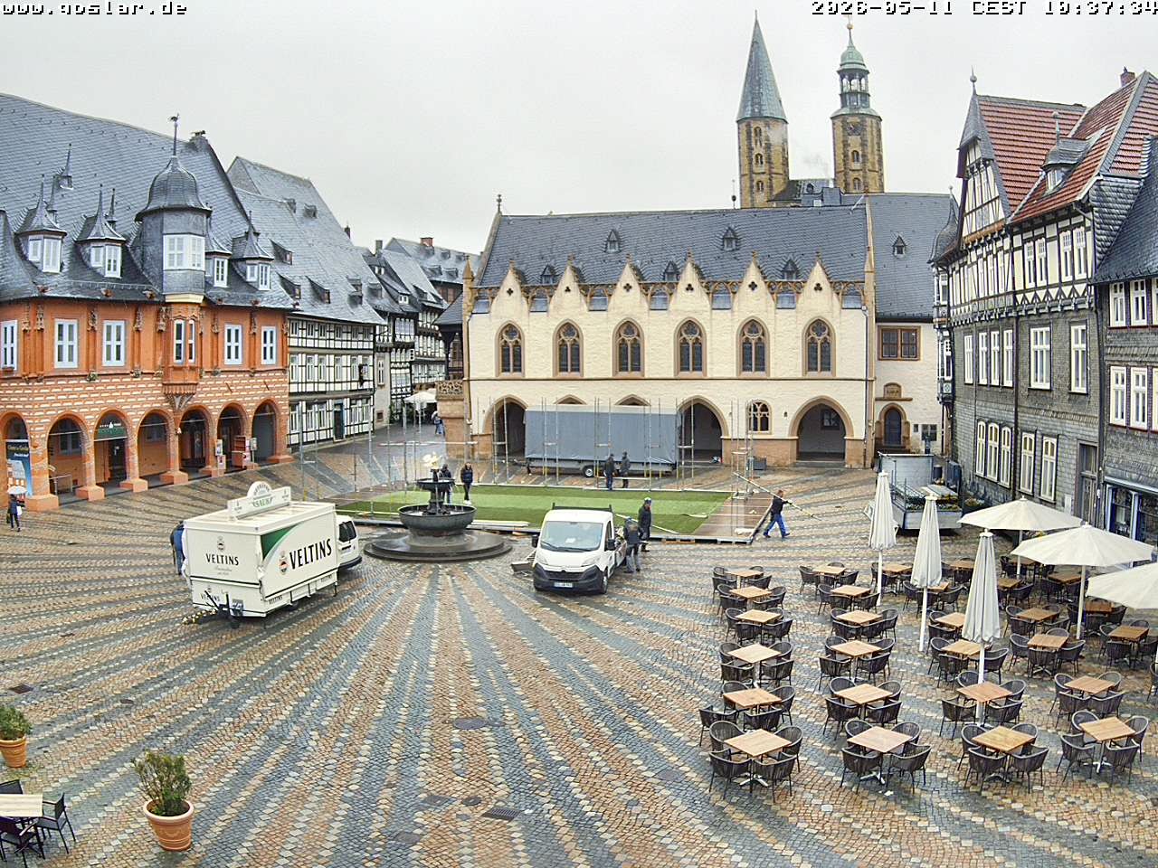 Archiv Foto Webcam Marktplatz Goslar