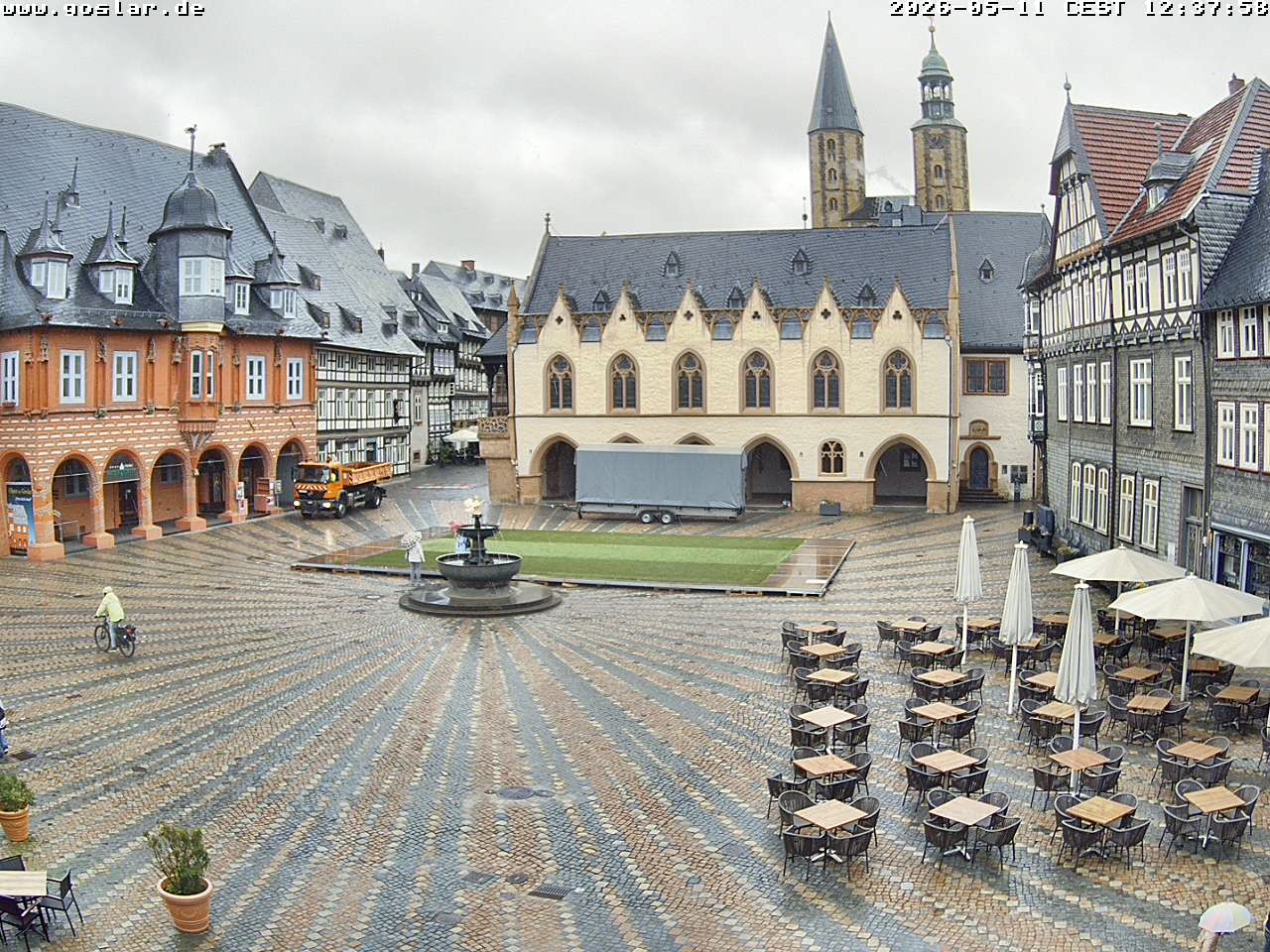 Archiv Foto Webcam Marktplatz Goslar