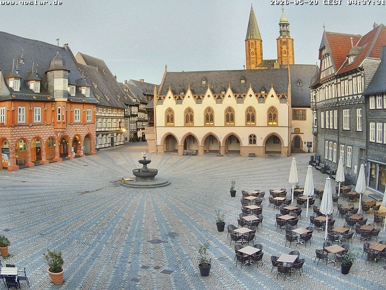 Archiv Foto Webcam Marktplatz Goslar
