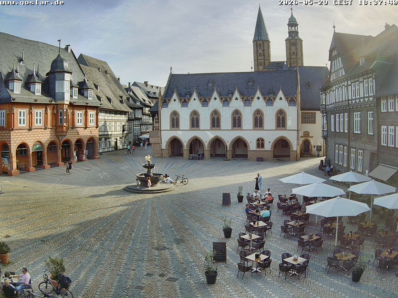 Archiv Foto Webcam Marktplatz Goslar
