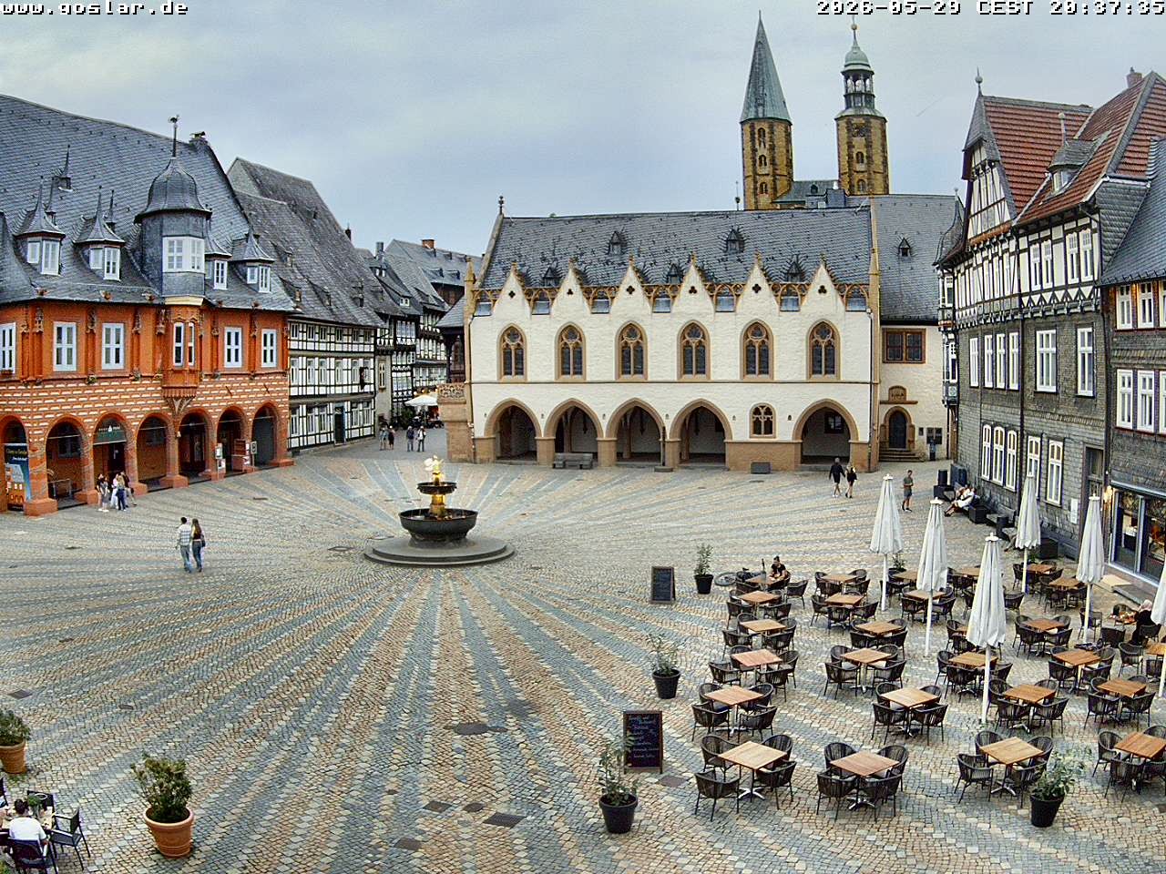Archiv Foto Webcam Marktplatz Goslar