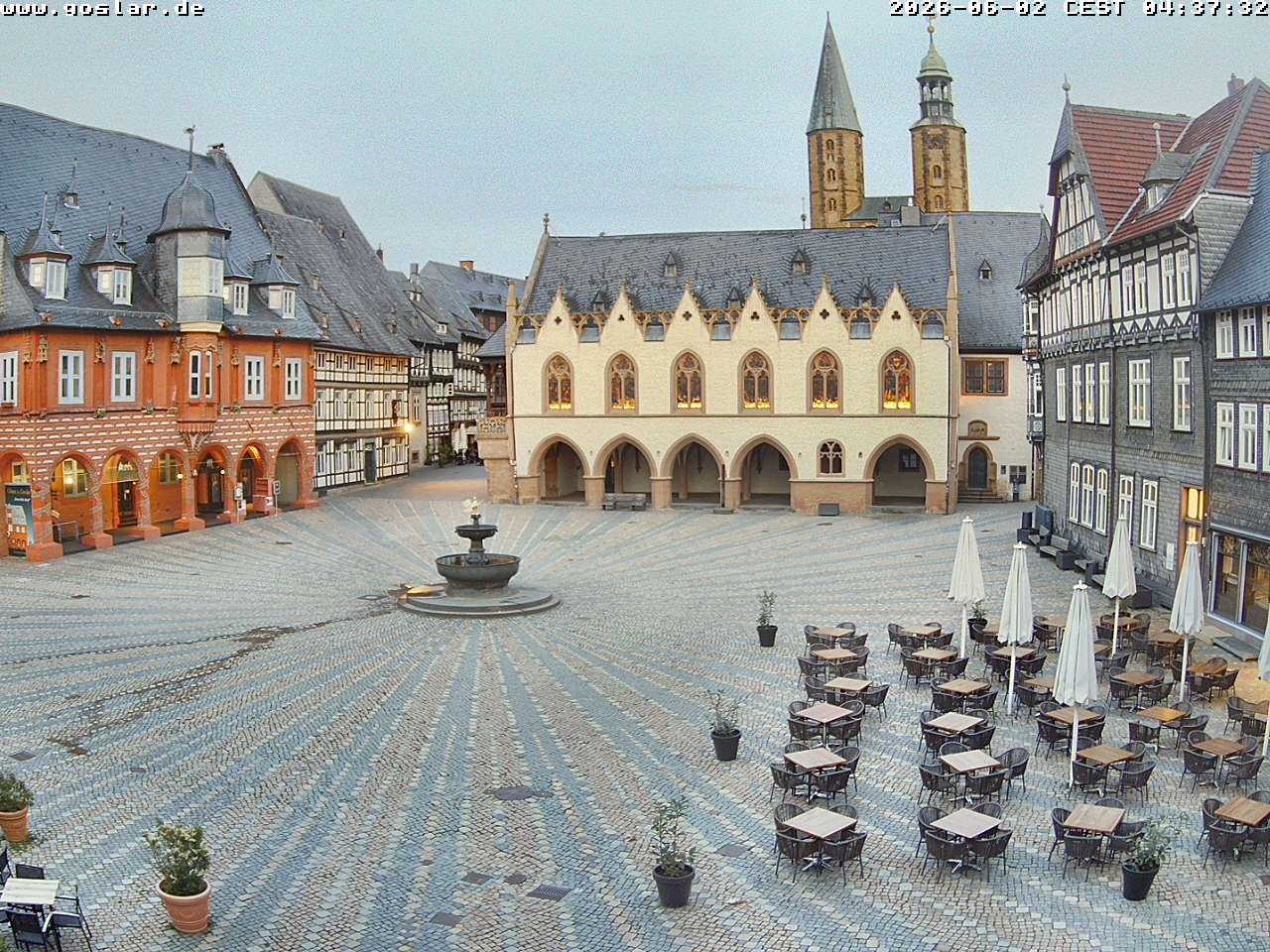 Archiv Foto Webcam Marktplatz Goslar
