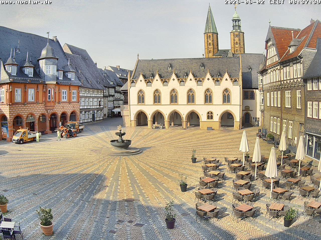Archiv Foto Webcam Marktplatz Goslar