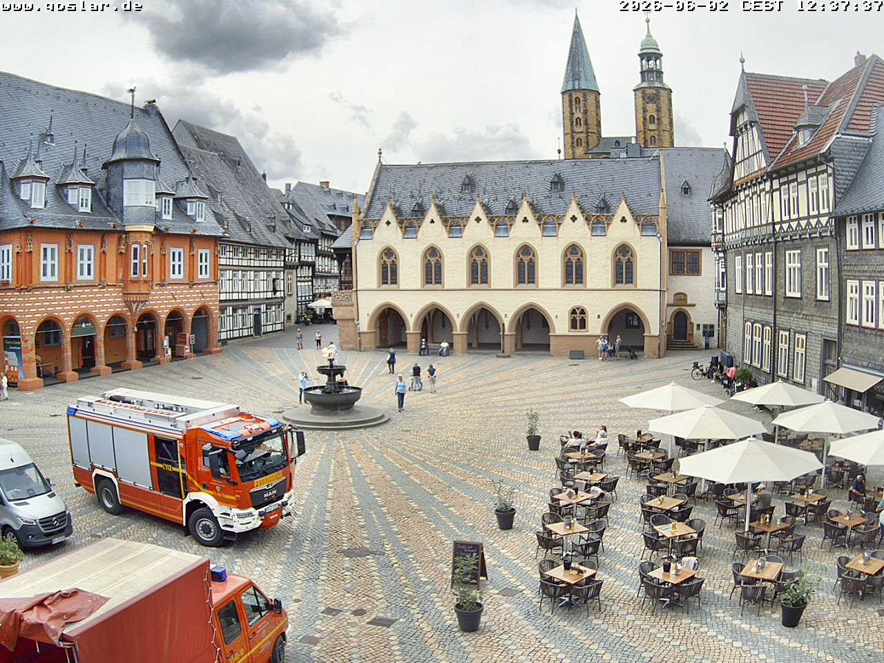 Archiv Foto Webcam Marktplatz Goslar