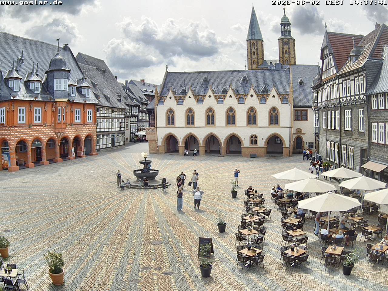 Archiv Foto Webcam Marktplatz Goslar