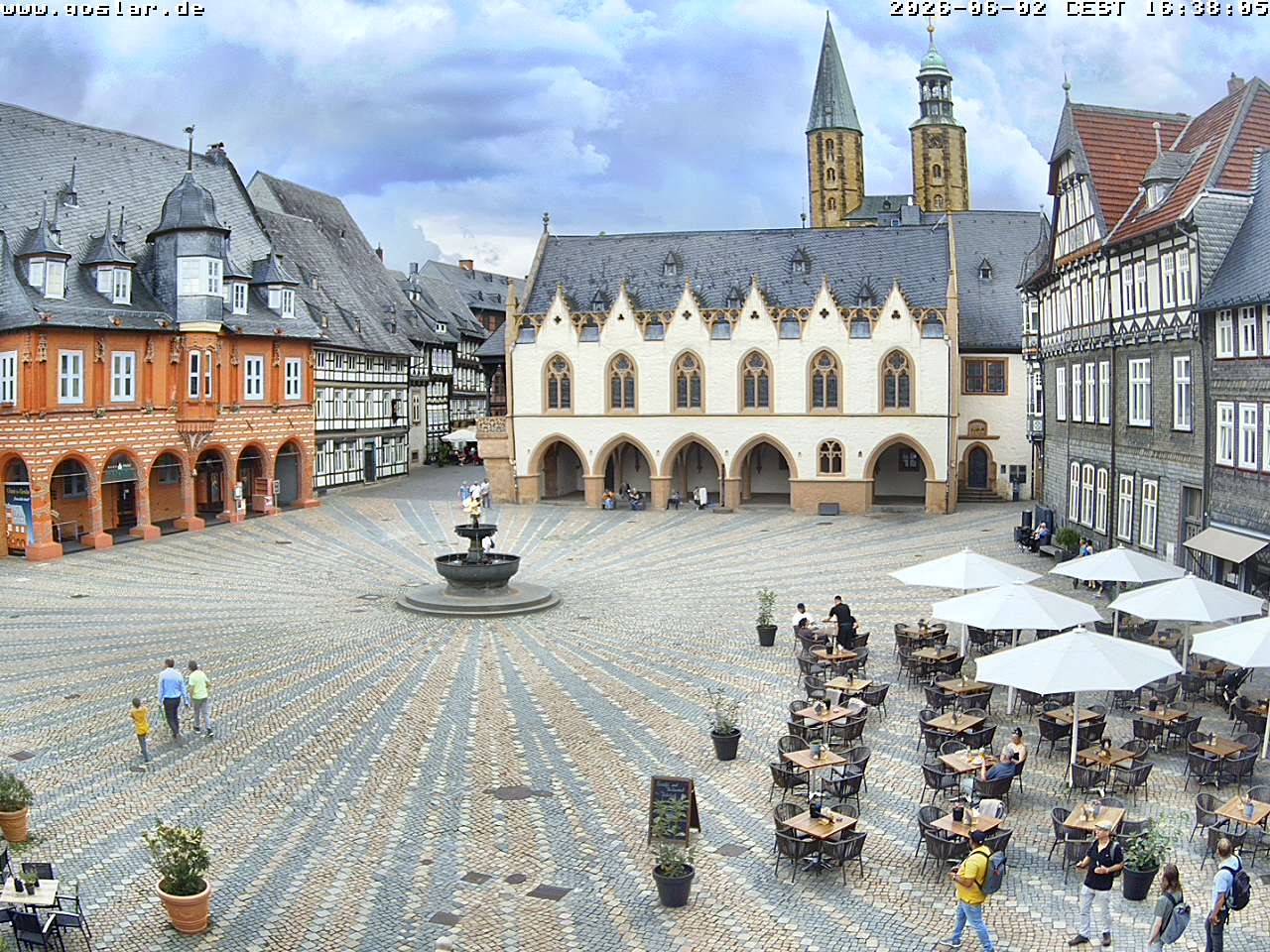 Archiv Foto Webcam Marktplatz Goslar