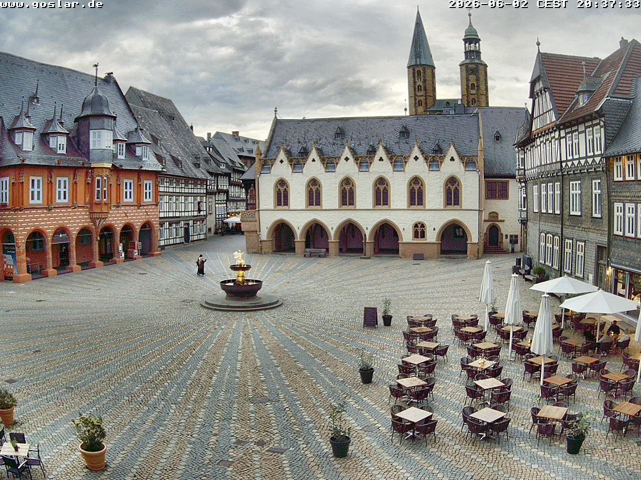 Archiv Foto Webcam Marktplatz Goslar