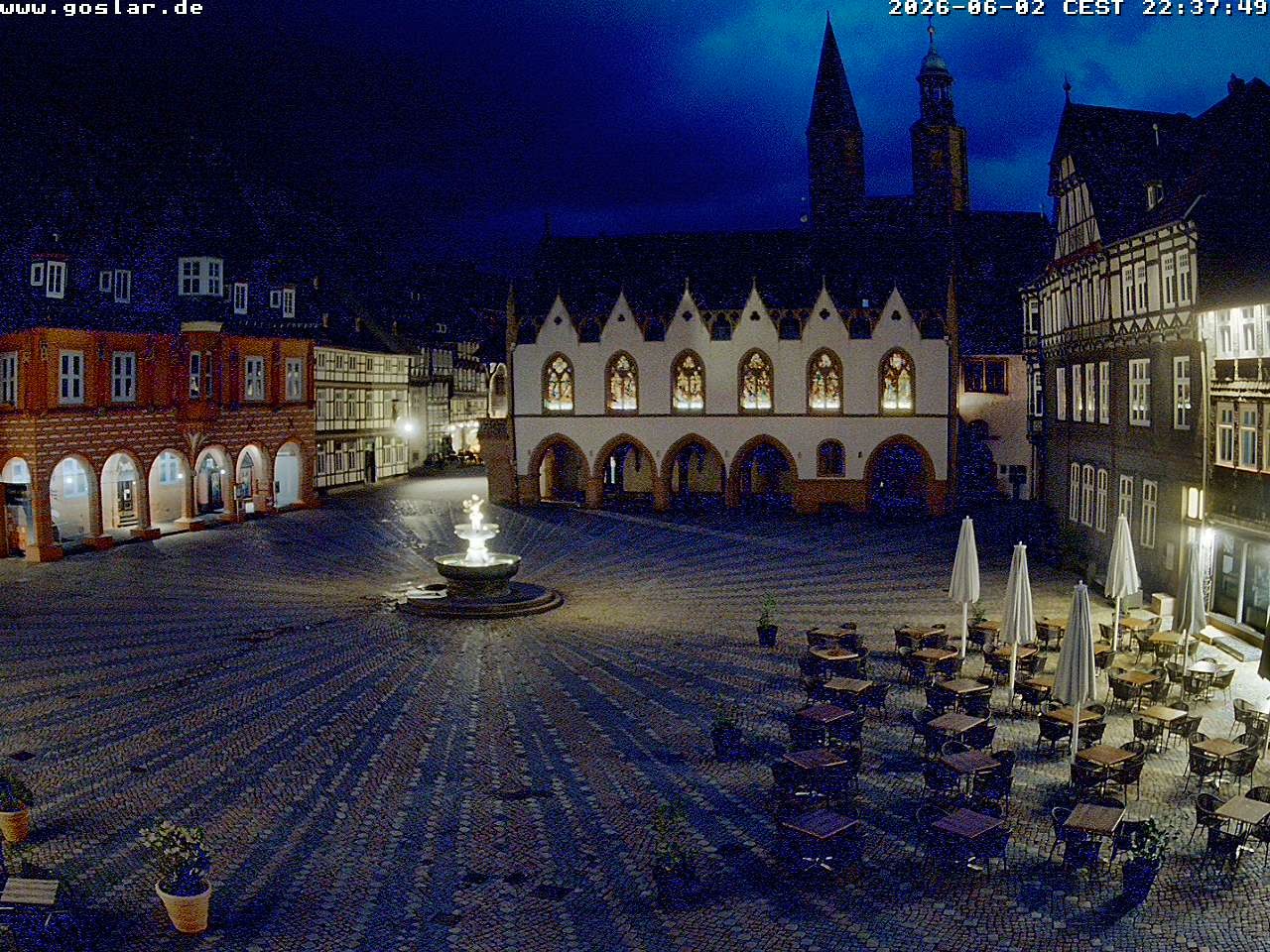 Archiv Foto Webcam Marktplatz Goslar