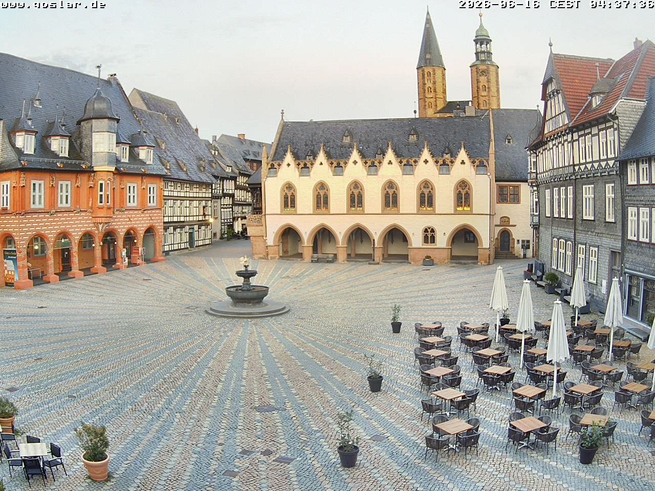 Archiv Foto Webcam Marktplatz Goslar