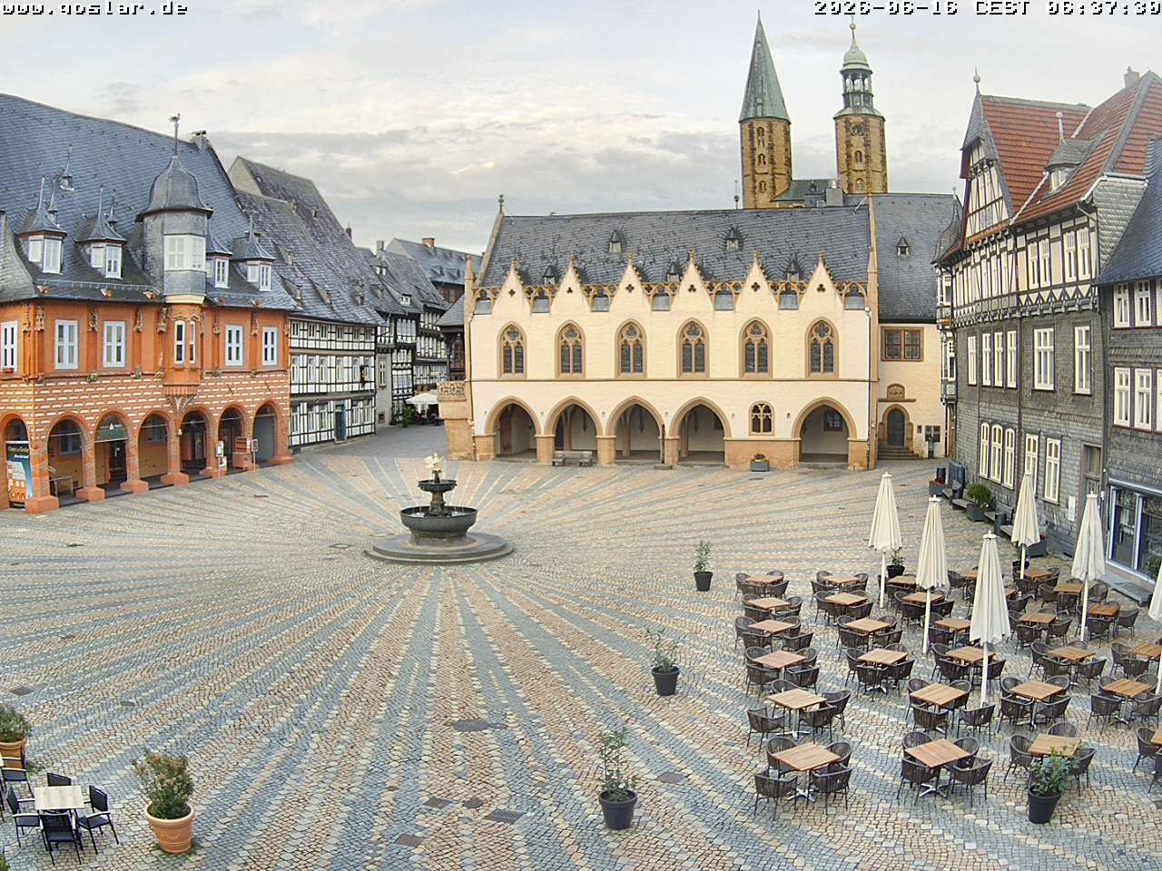 Archiv Foto Webcam Marktplatz Goslar
