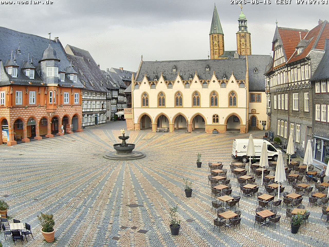 Archiv Foto Webcam Marktplatz Goslar