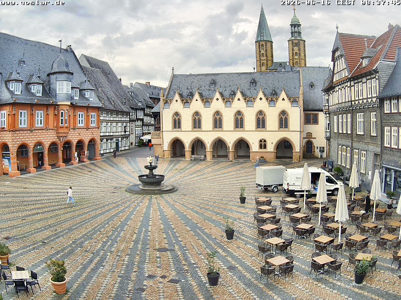 Archiv Foto Webcam Marktplatz Goslar