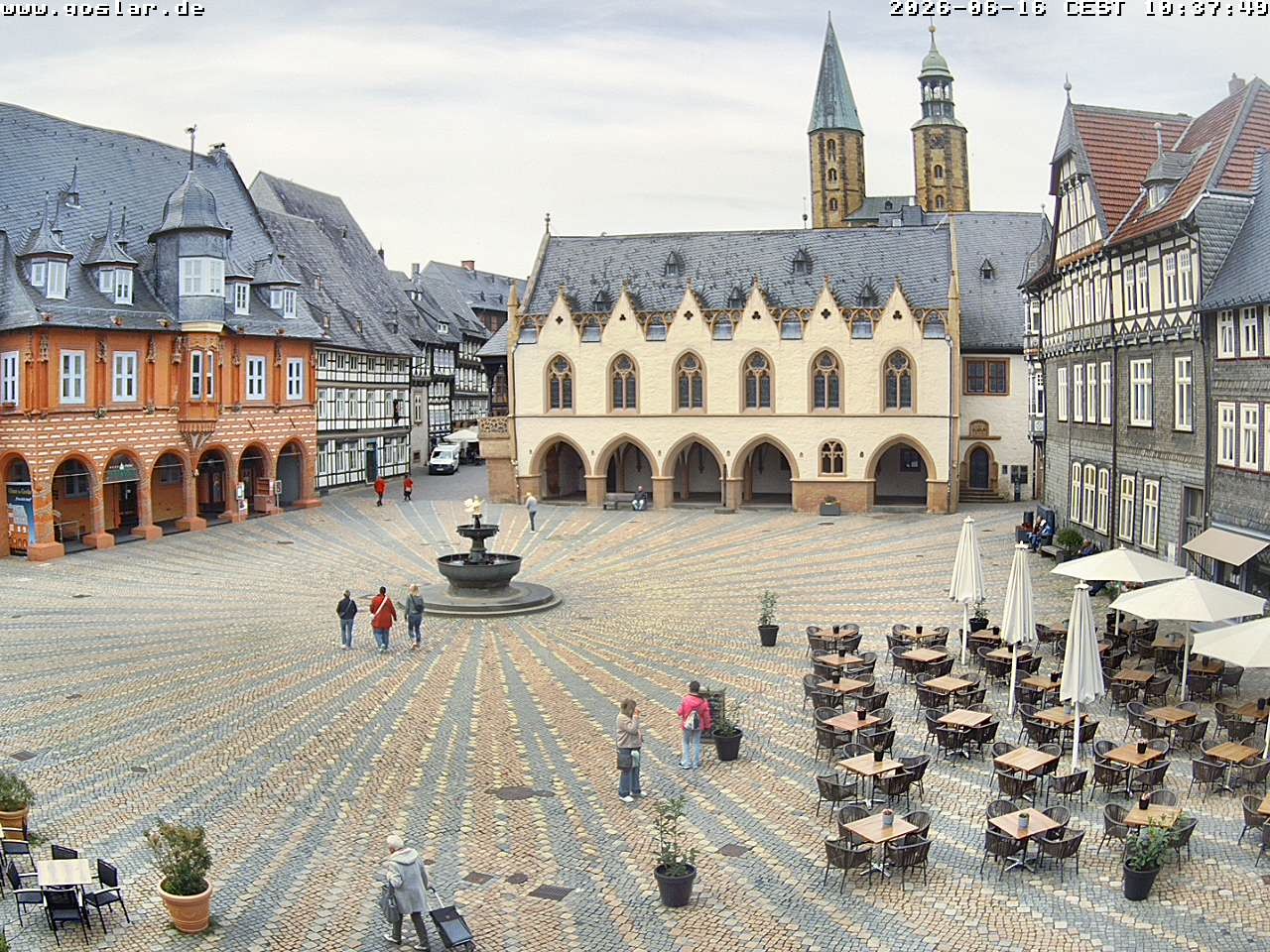 Archiv Foto Webcam Marktplatz Goslar