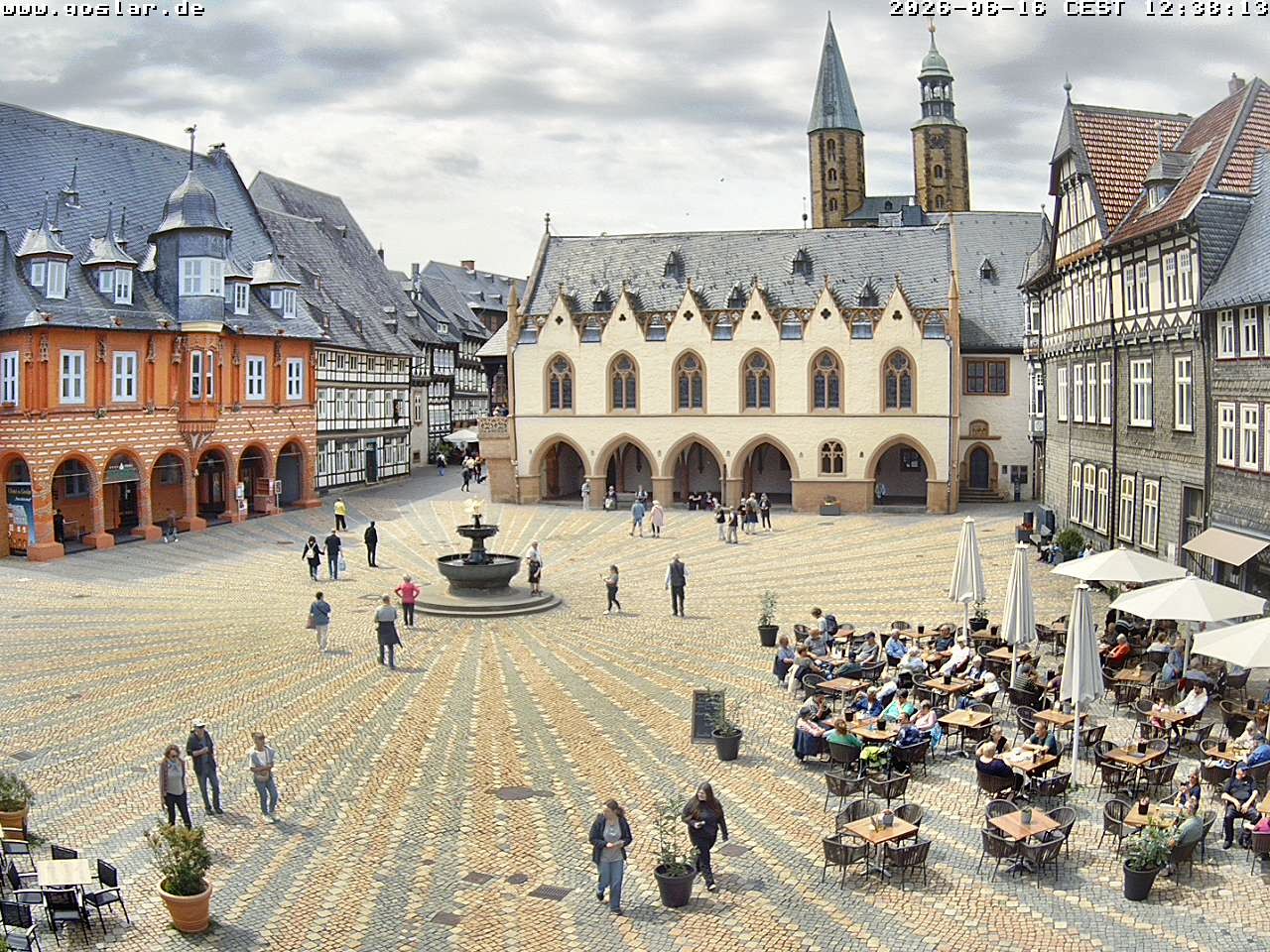 Archiv Foto Webcam Marktplatz Goslar