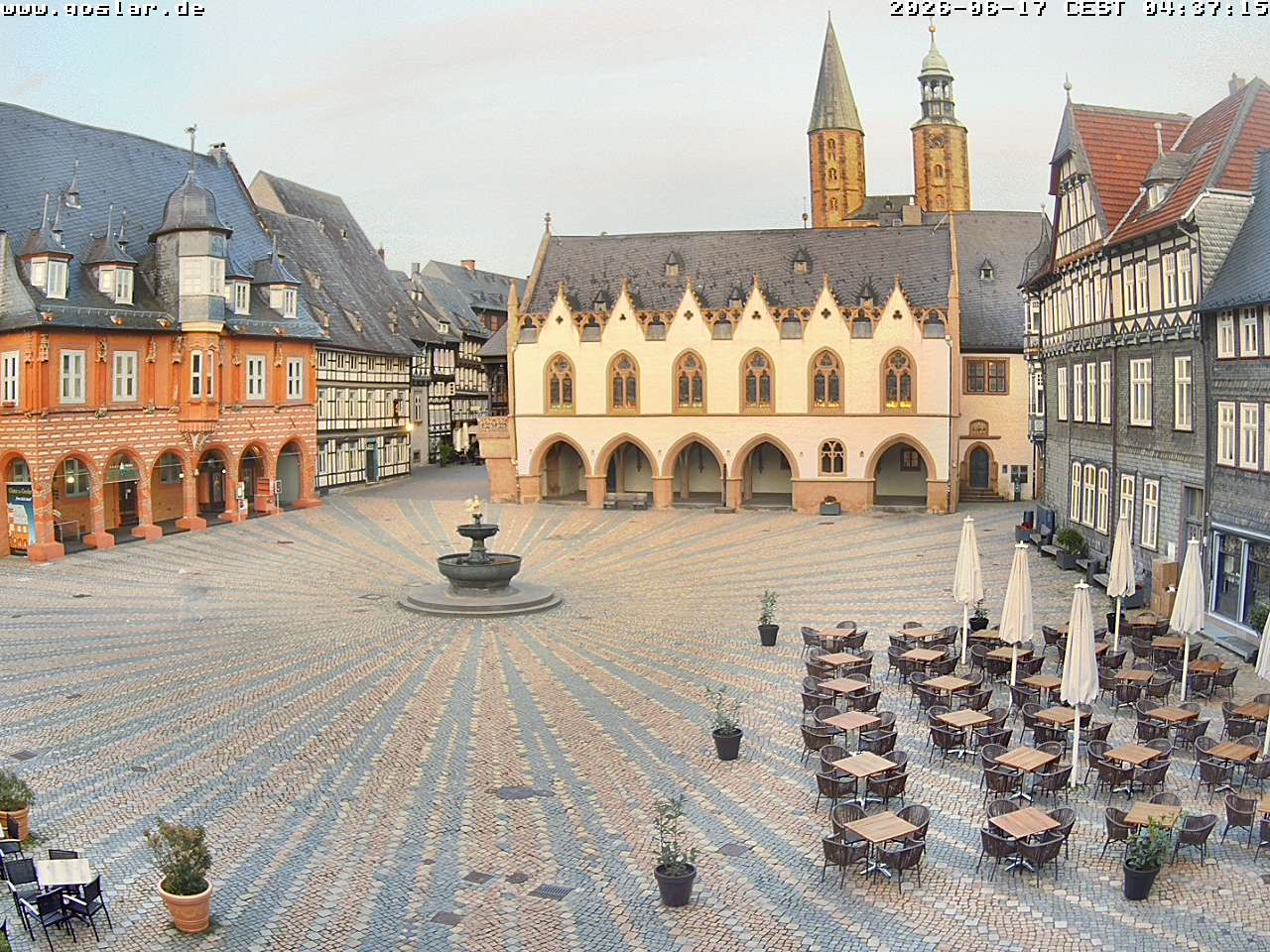 Archiv Foto Webcam Marktplatz Goslar
