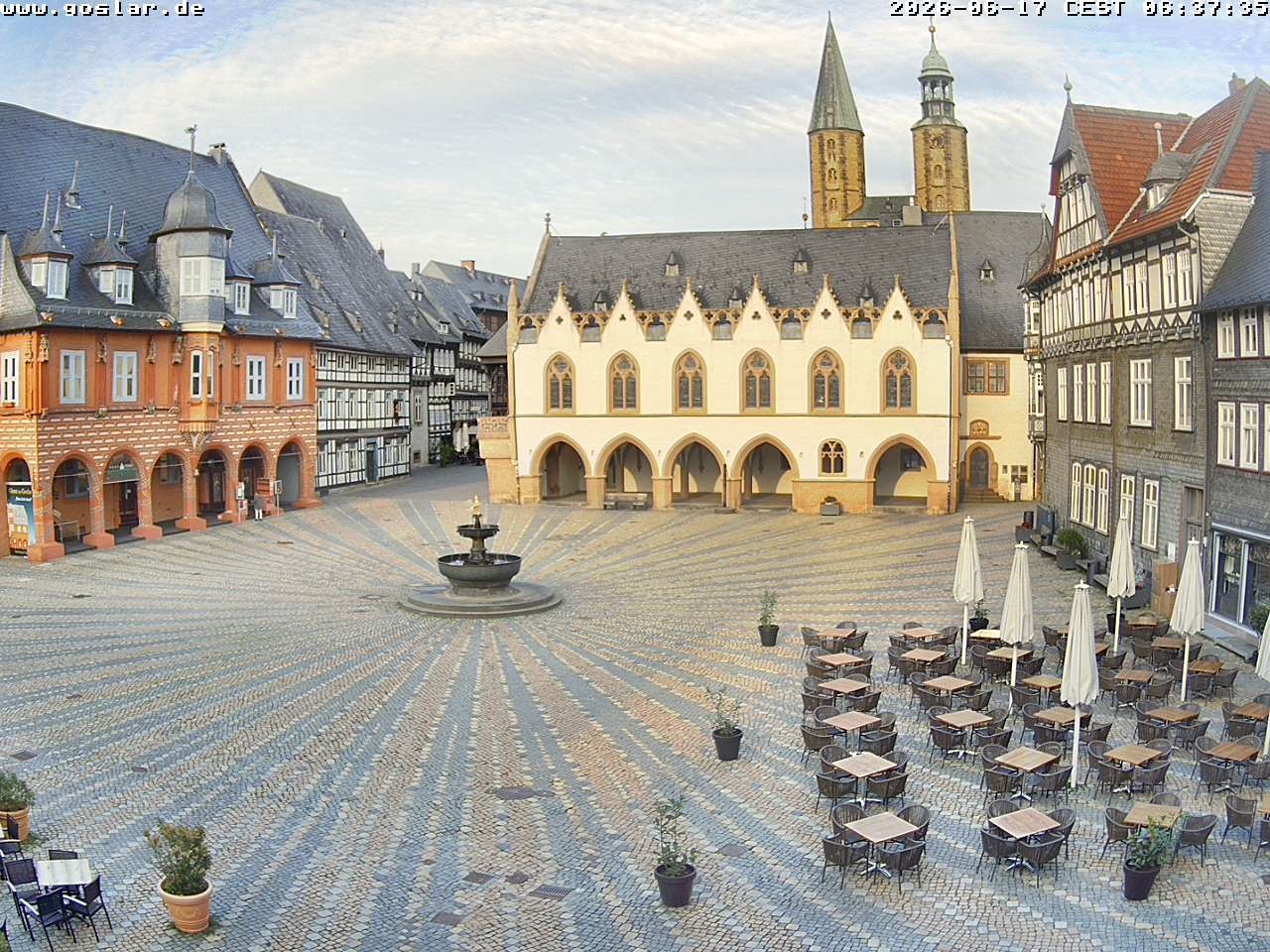 Archiv Foto Webcam Marktplatz Goslar