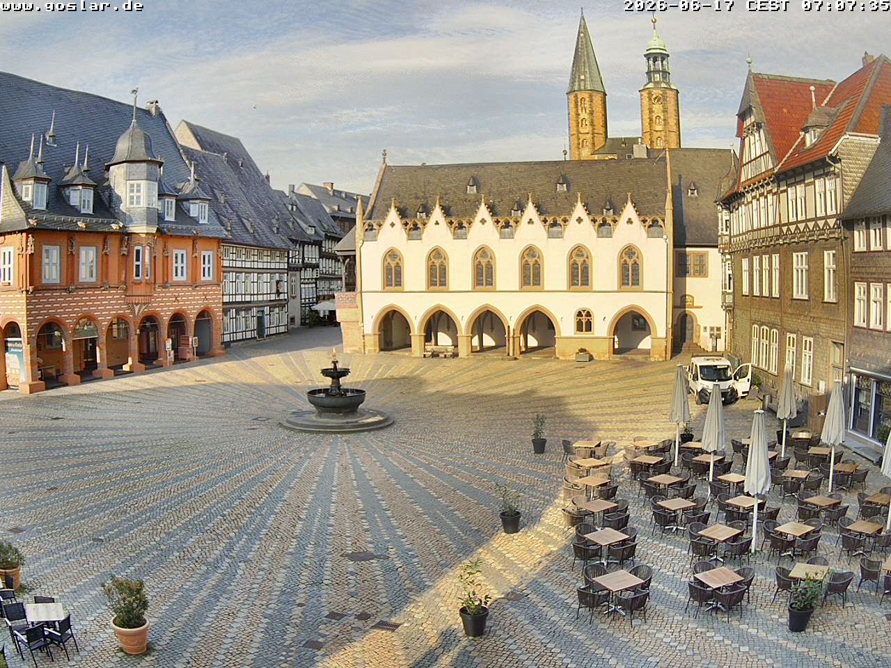 Archiv Foto Webcam Marktplatz Goslar