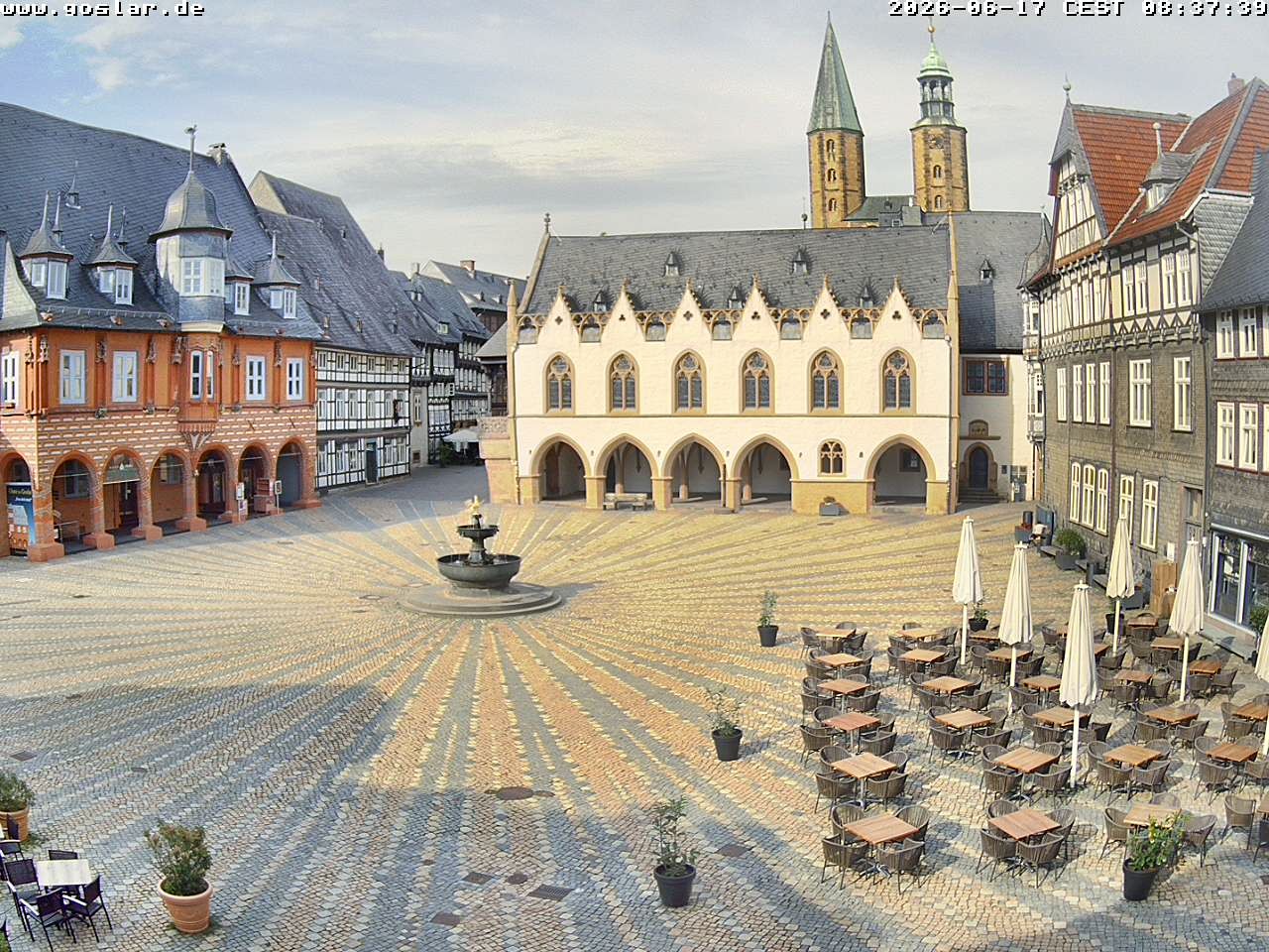 Archiv Foto Webcam Marktplatz Goslar