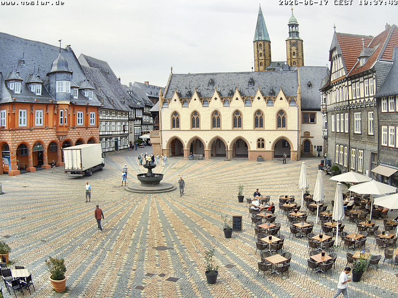 Archiv Foto Webcam Marktplatz Goslar