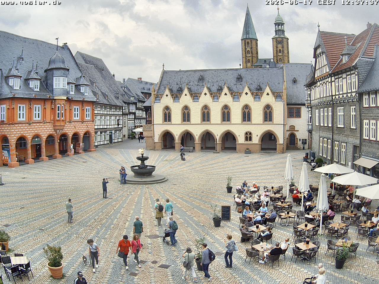 Archiv Foto Webcam Marktplatz Goslar