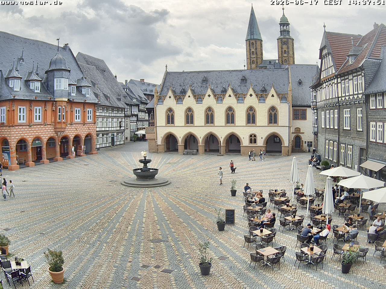 Archiv Foto Webcam Marktplatz Goslar