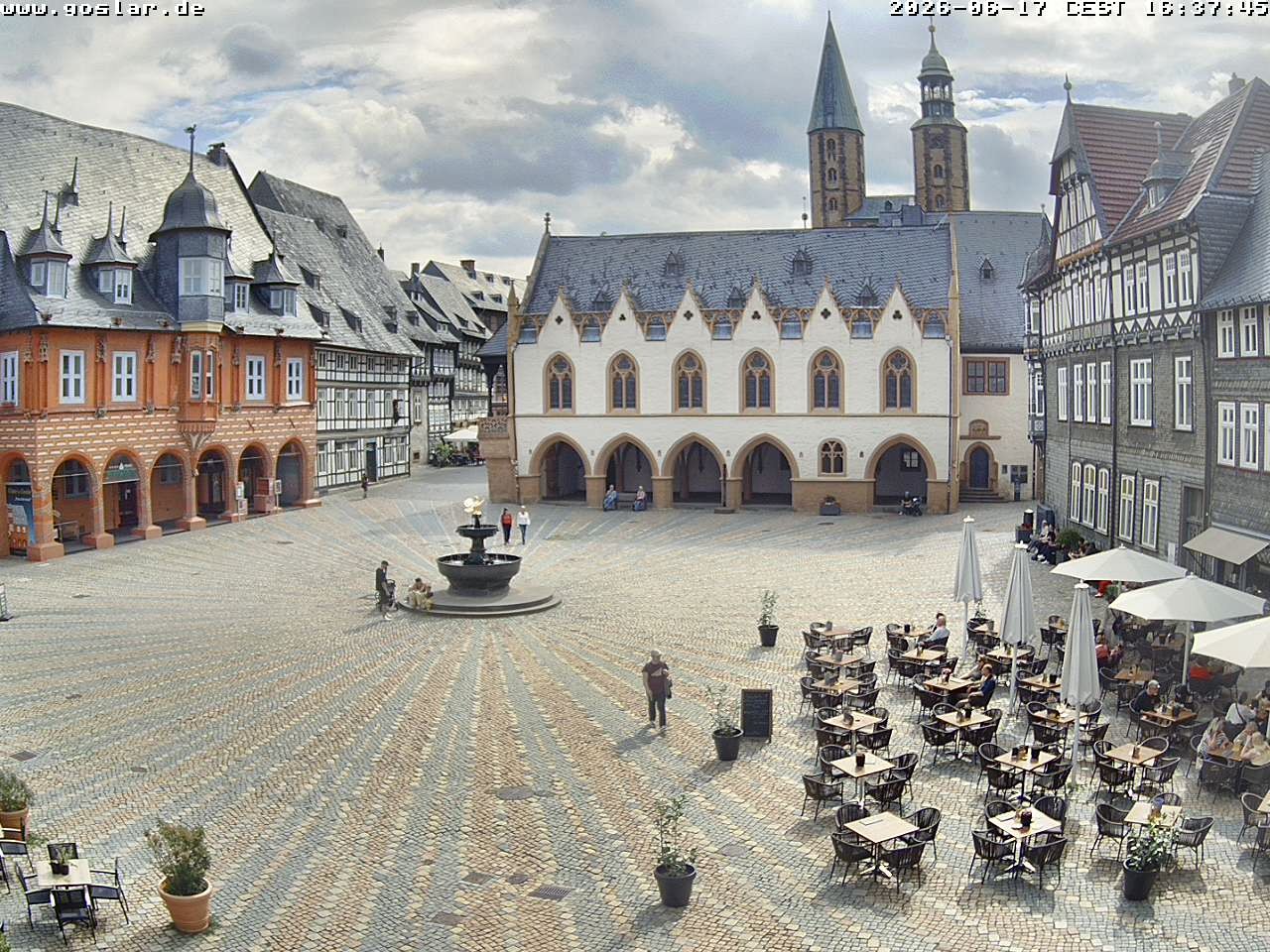 Archiv Foto Webcam Marktplatz Goslar