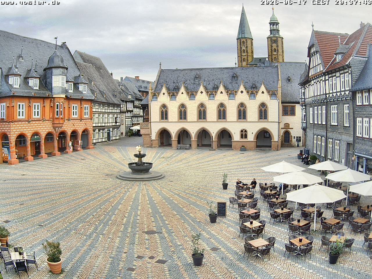 Archiv Foto Webcam Marktplatz Goslar