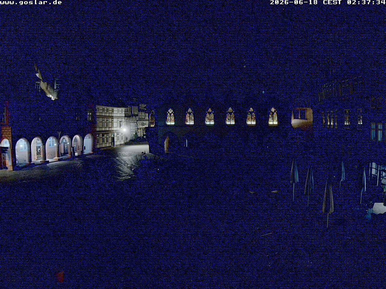Archiv Foto Webcam Marktplatz Goslar