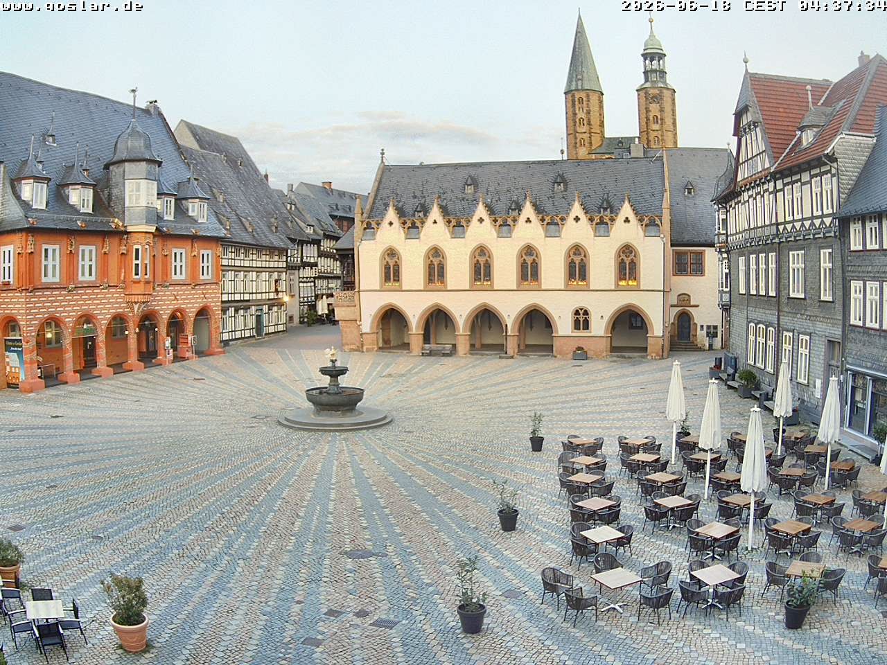 Archiv Foto Webcam Marktplatz Goslar
