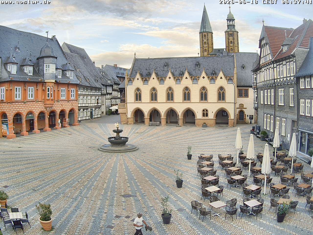 Archiv Foto Webcam Marktplatz Goslar
