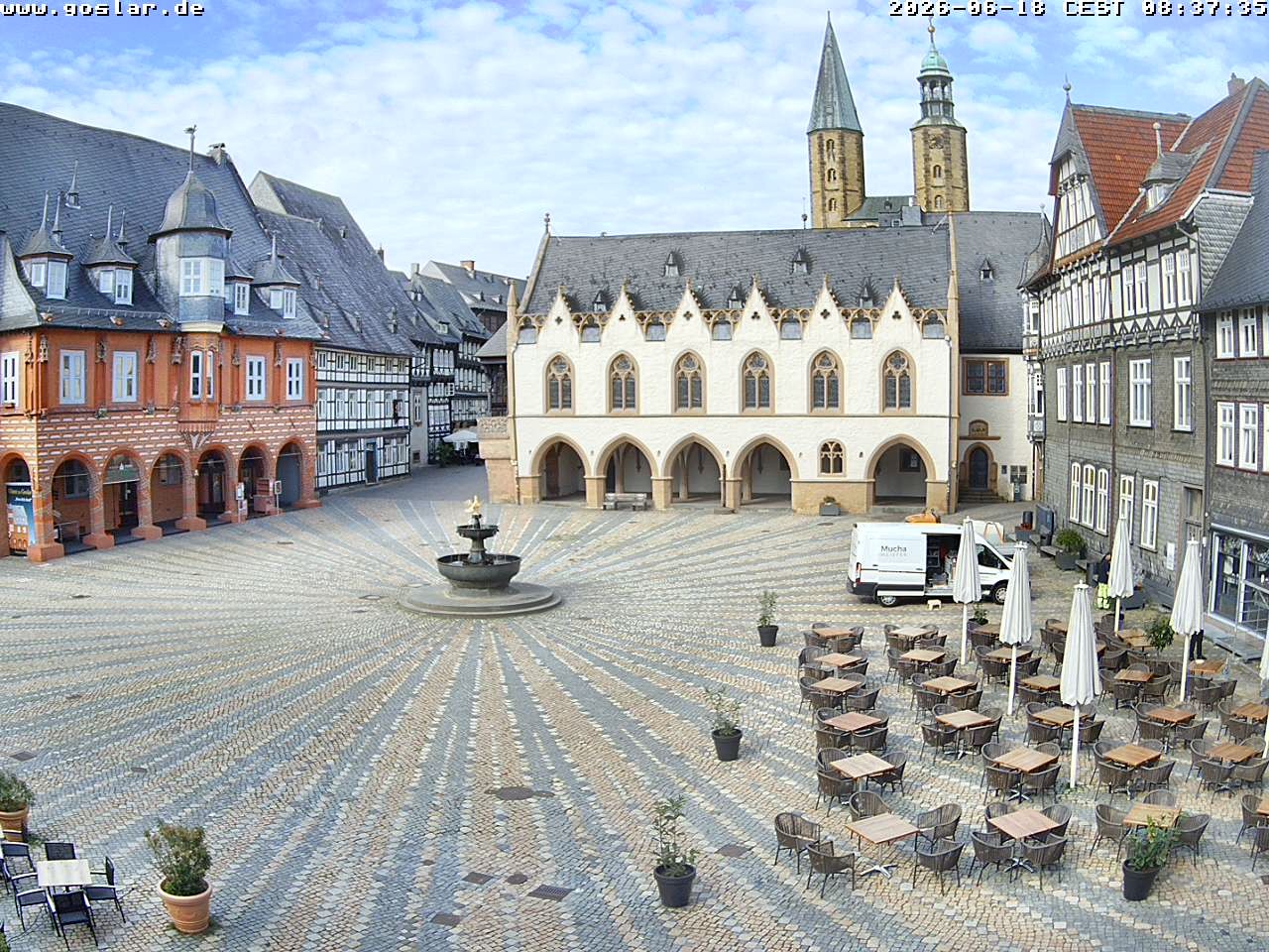 Archiv Foto Webcam Marktplatz Goslar