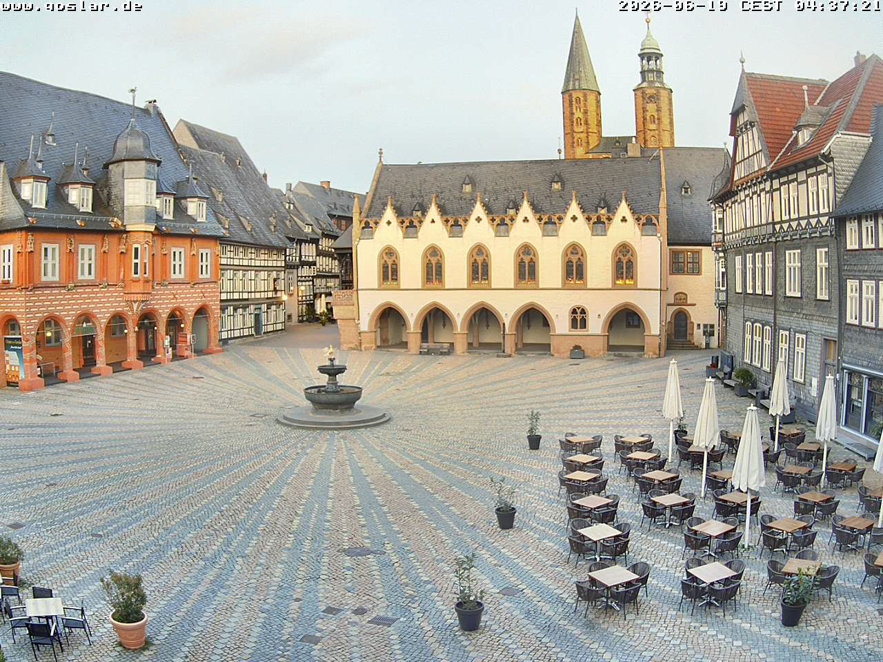 Archiv Foto Webcam Marktplatz Goslar