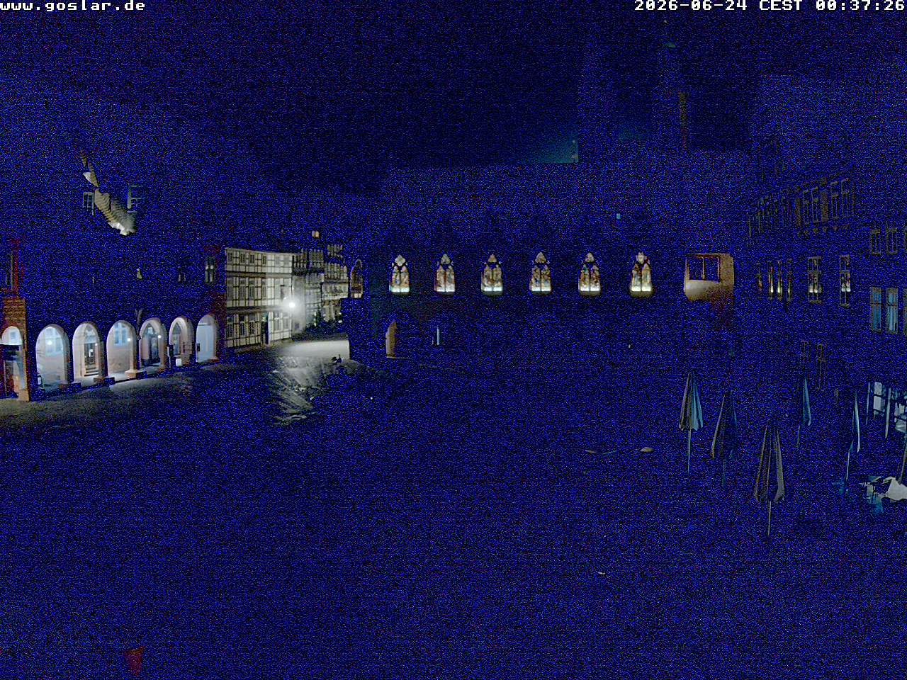 Archiv Foto Webcam Marktplatz Goslar