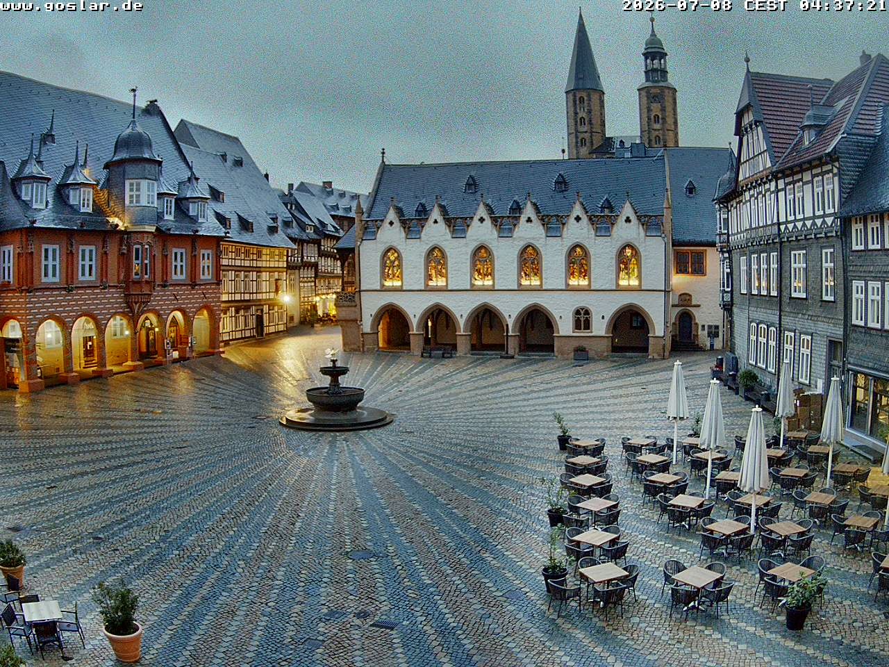 Archiv Foto Webcam Marktplatz Goslar