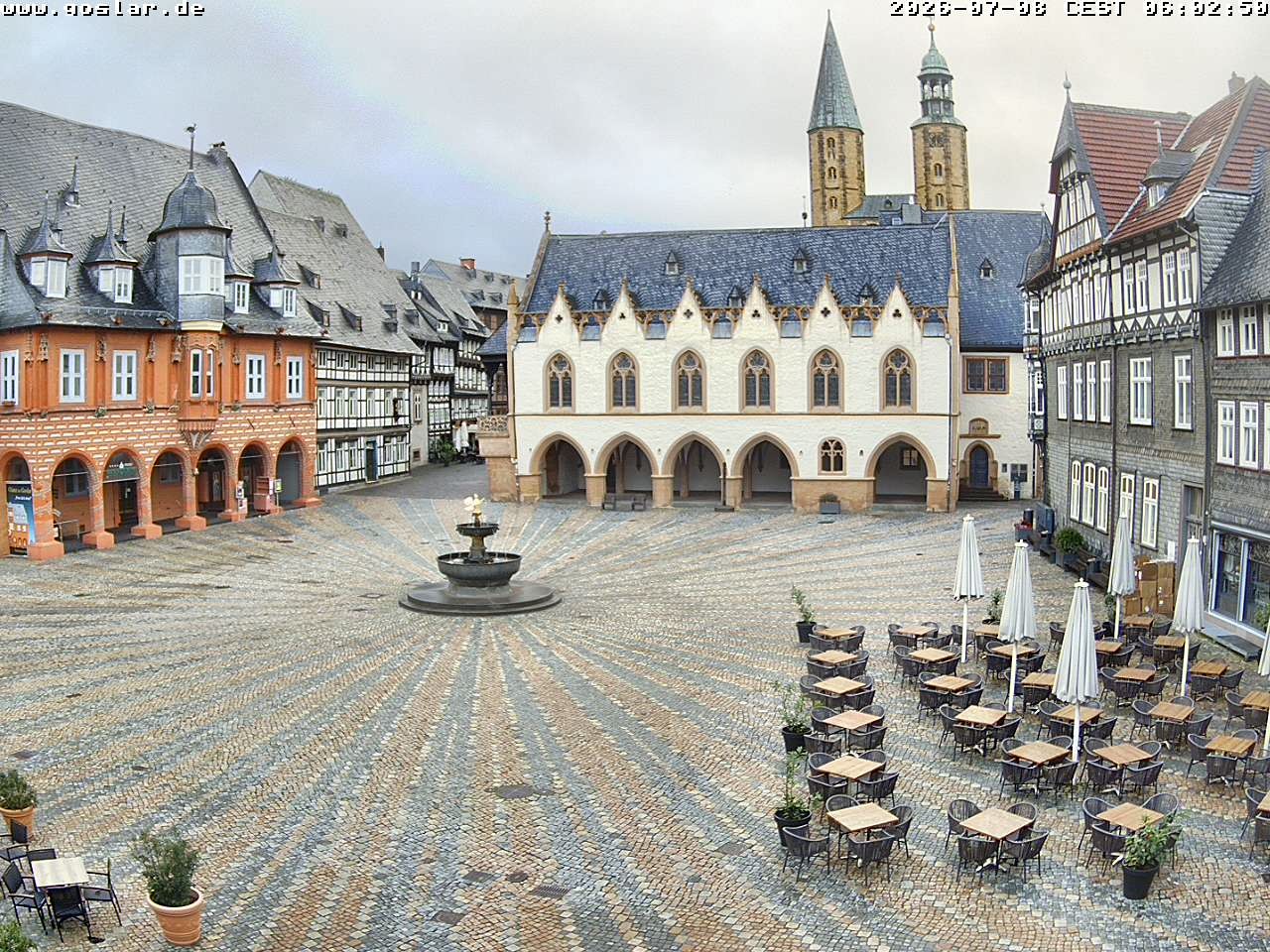 Archiv Foto Webcam Marktplatz Goslar