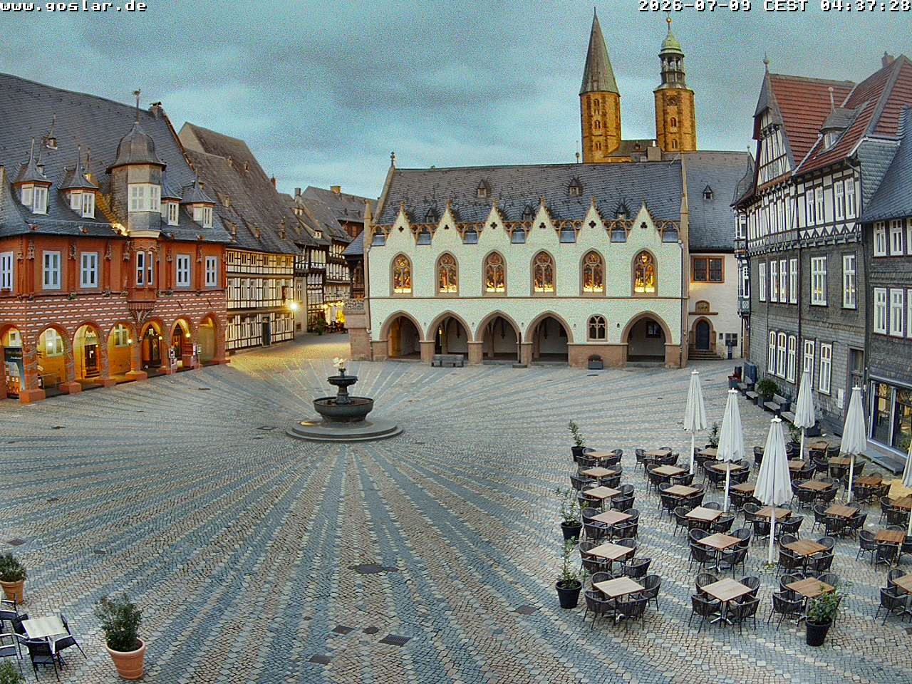 Archiv Foto Webcam Marktplatz Goslar