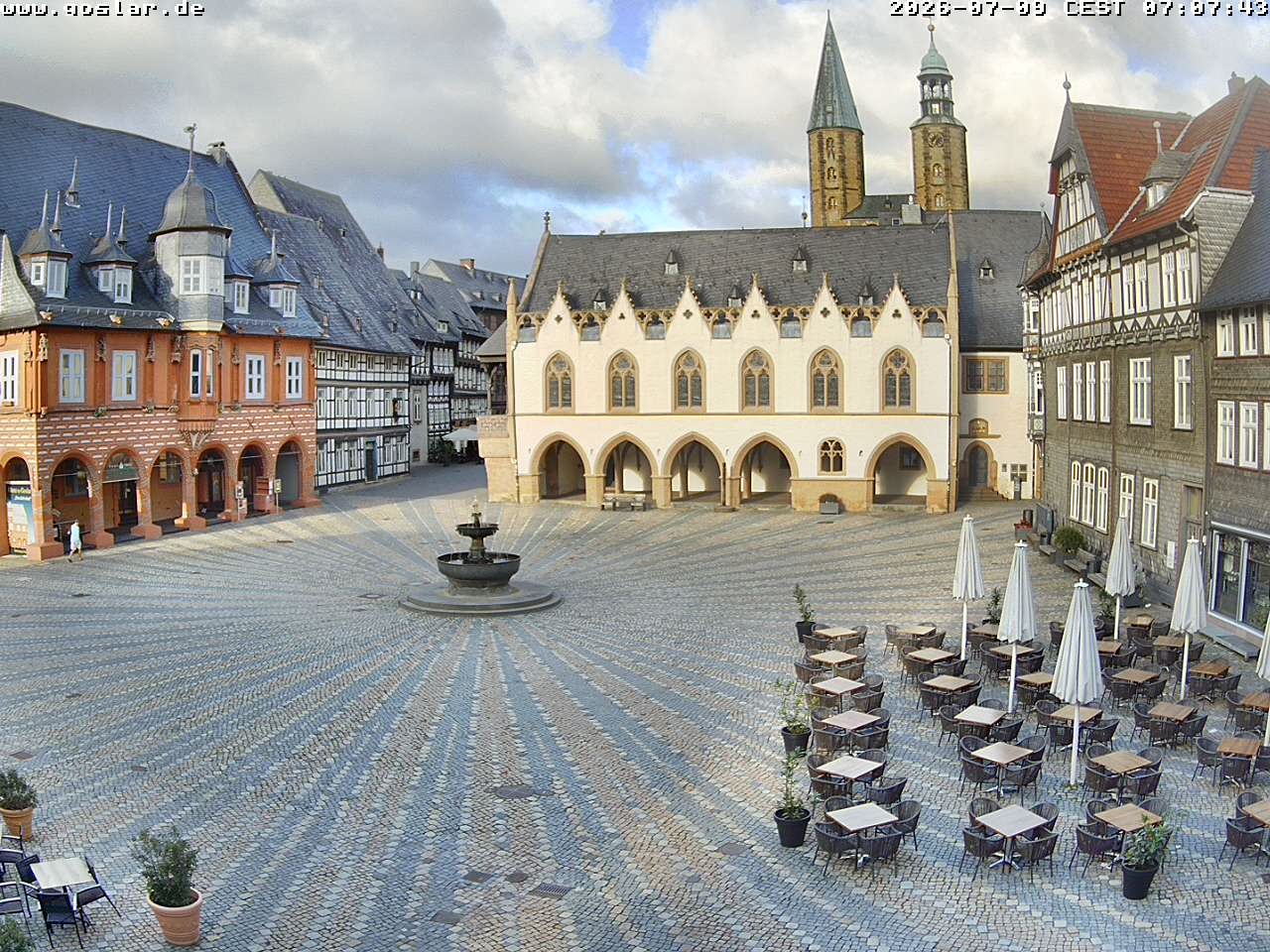 Archiv Foto Webcam Marktplatz Goslar
