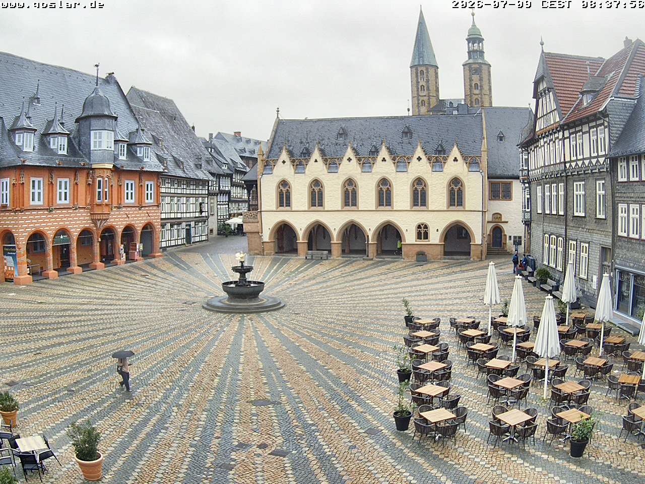Archiv Foto Webcam Marktplatz Goslar