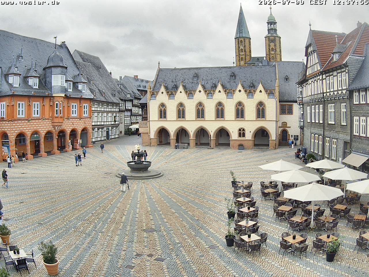 Archiv Foto Webcam Marktplatz Goslar