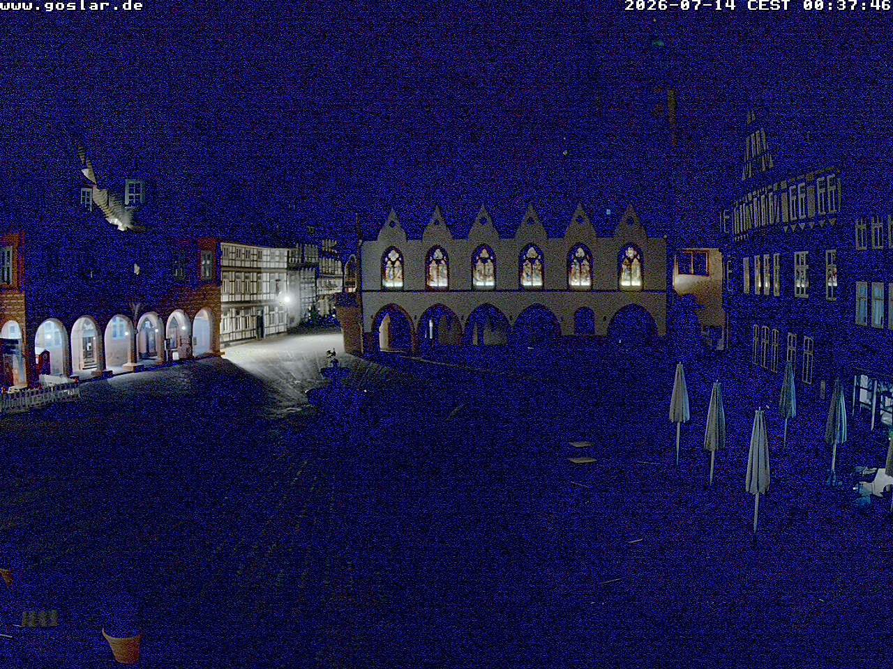 Archiv Foto Webcam Marktplatz Goslar