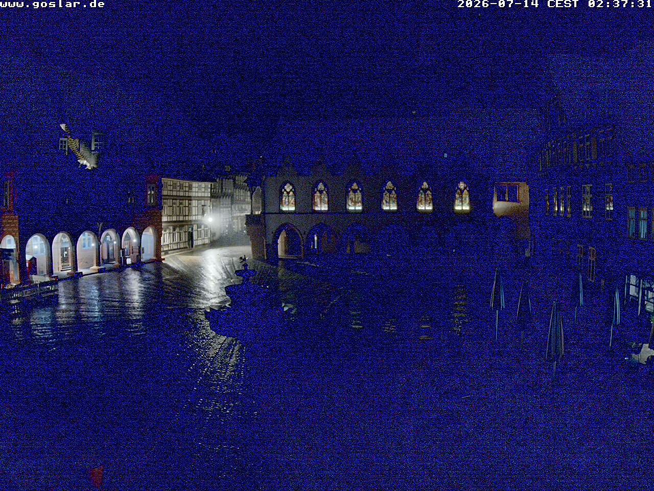 Archiv Foto Webcam Marktplatz Goslar