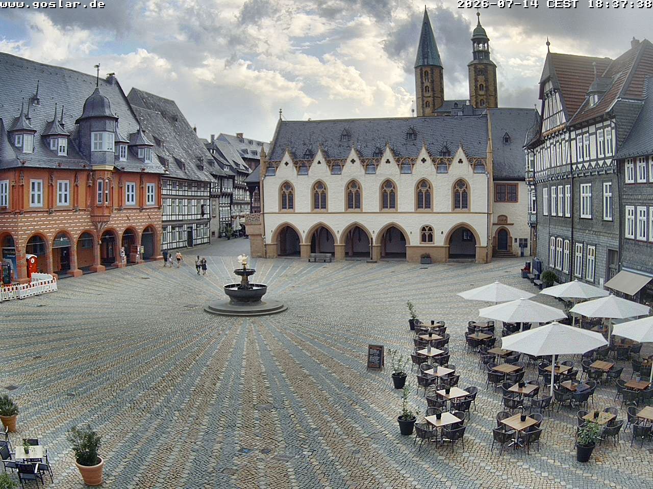 Archiv Foto Webcam Marktplatz Goslar