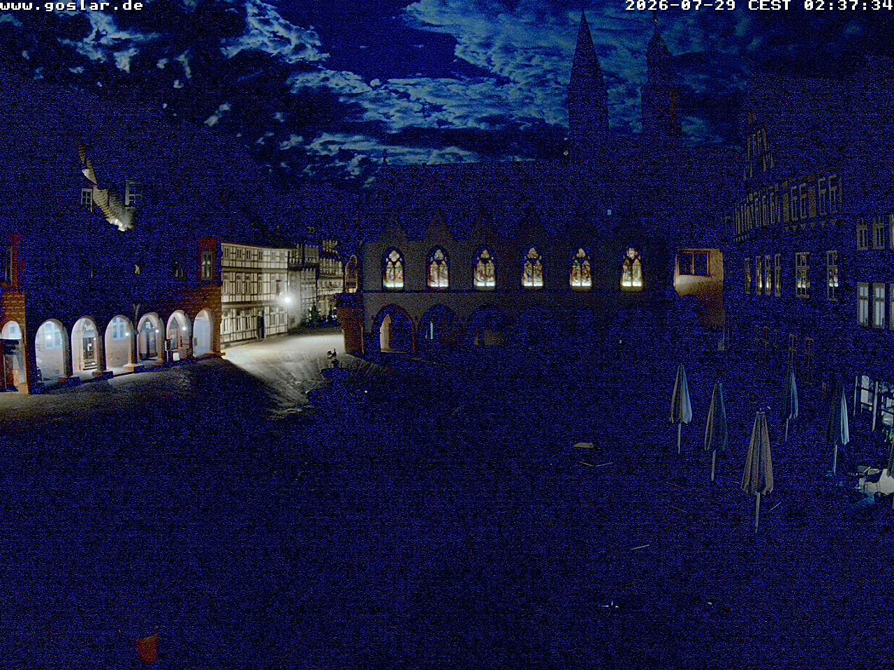 Archiv Foto Webcam Marktplatz Goslar