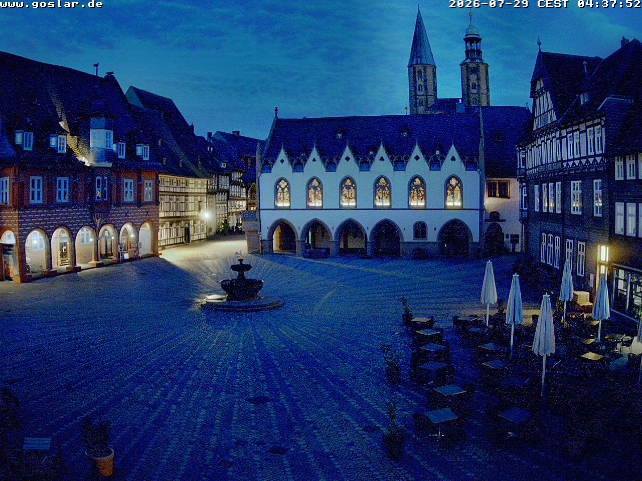 Archiv Foto Webcam Marktplatz Goslar