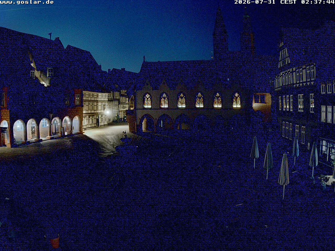 Archiv Foto Webcam Marktplatz Goslar